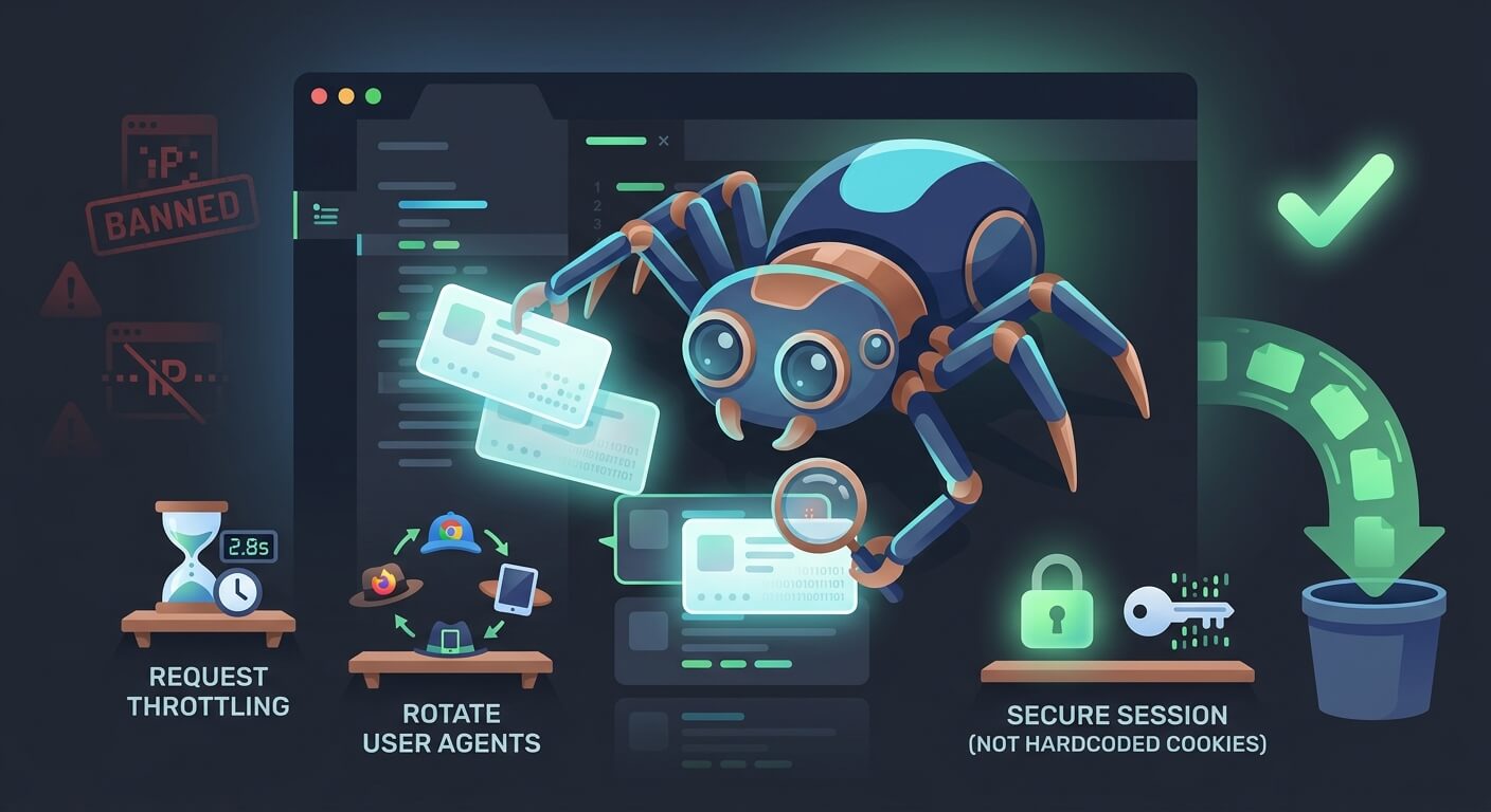 اگر Web Scraping می‌کنید این کارها را انجام ندهید