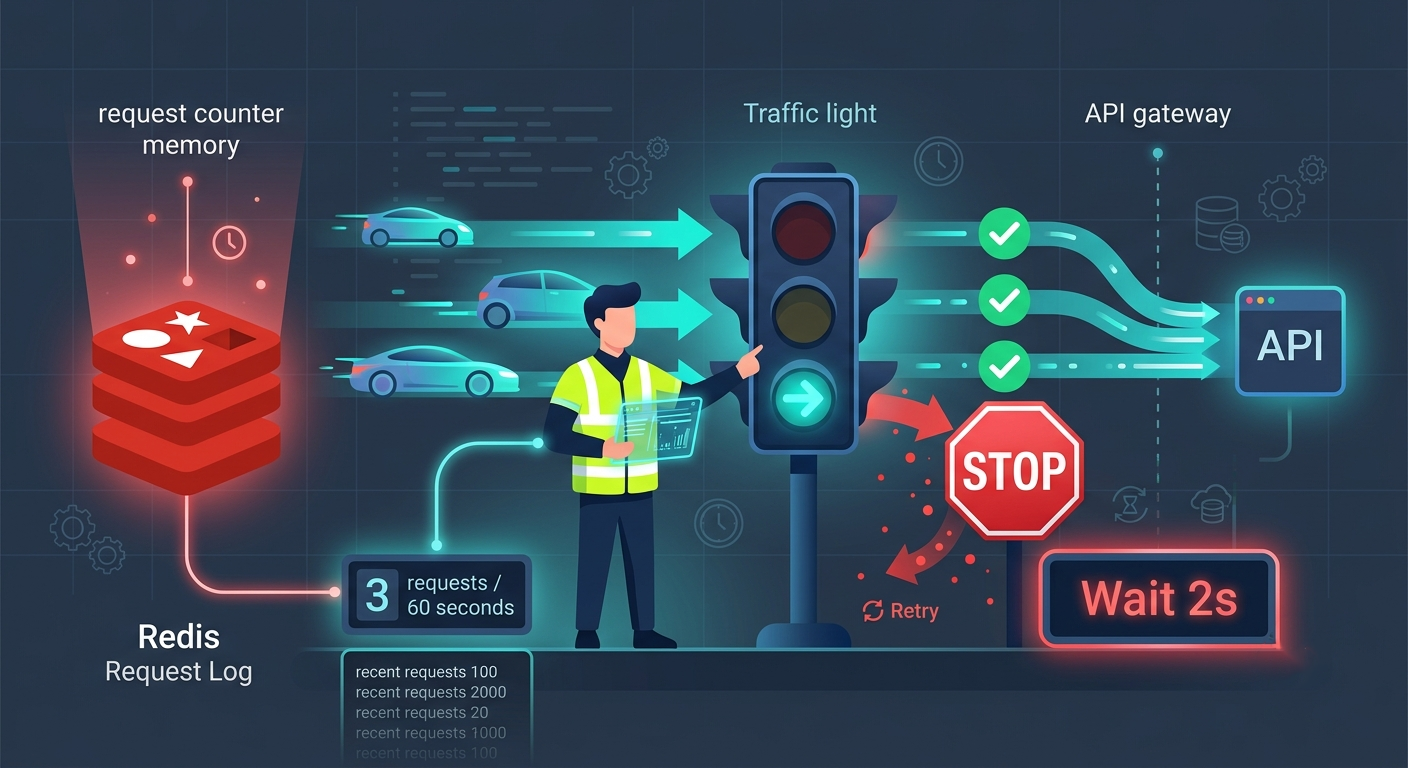 راه‌حلی ساده برای محدود کردن درخواست‌ها با Redisthrottle